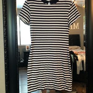 Striped shirt dress